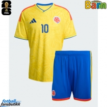 Colombia James Rodriguez #10 Hjemmedraktsett Barn EM 2024 Kortermet (+ Korte bukser)
